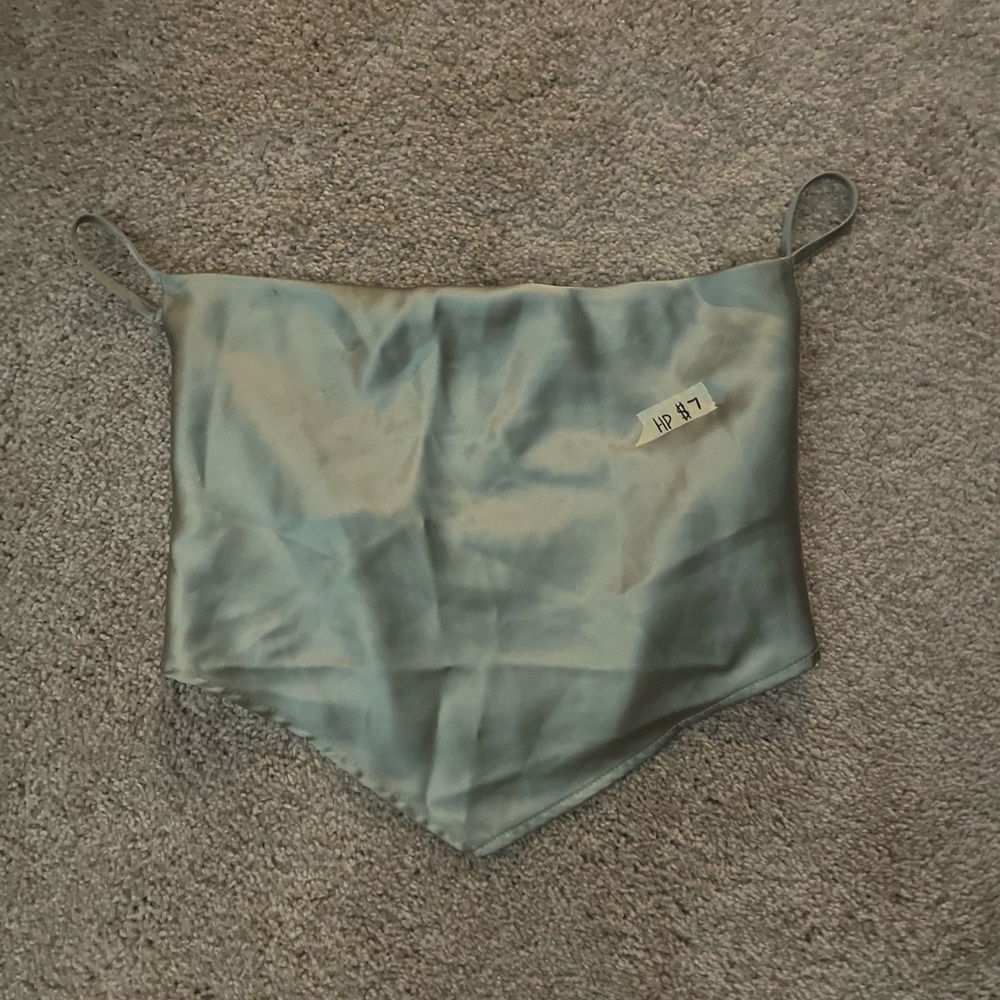 Silk Tie-Dye Bandana Top